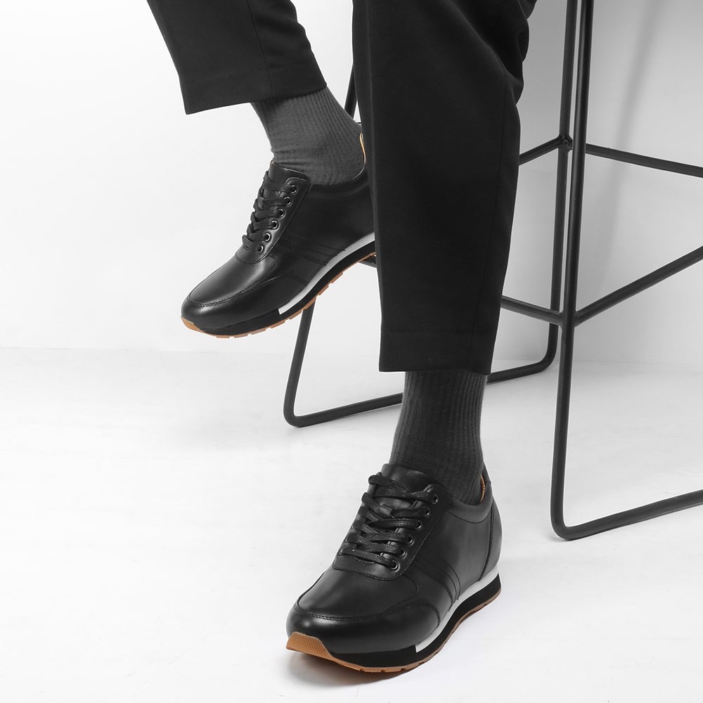 elevated heel sneakers